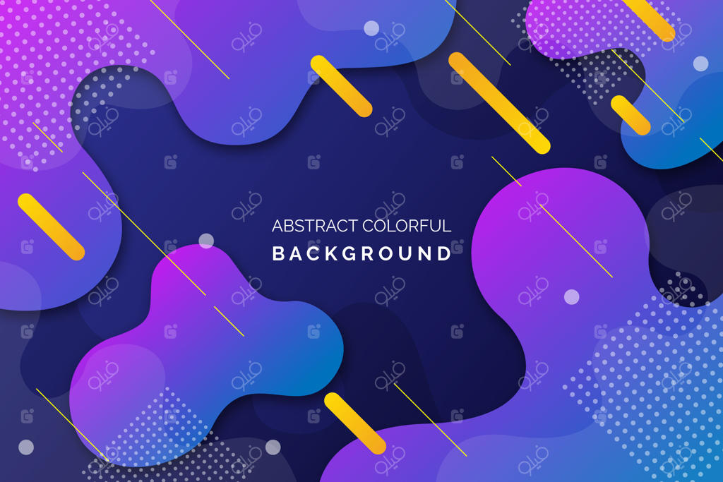 پس‌زمینه انتزاعی با جلوه مایع و خطوط بارانی