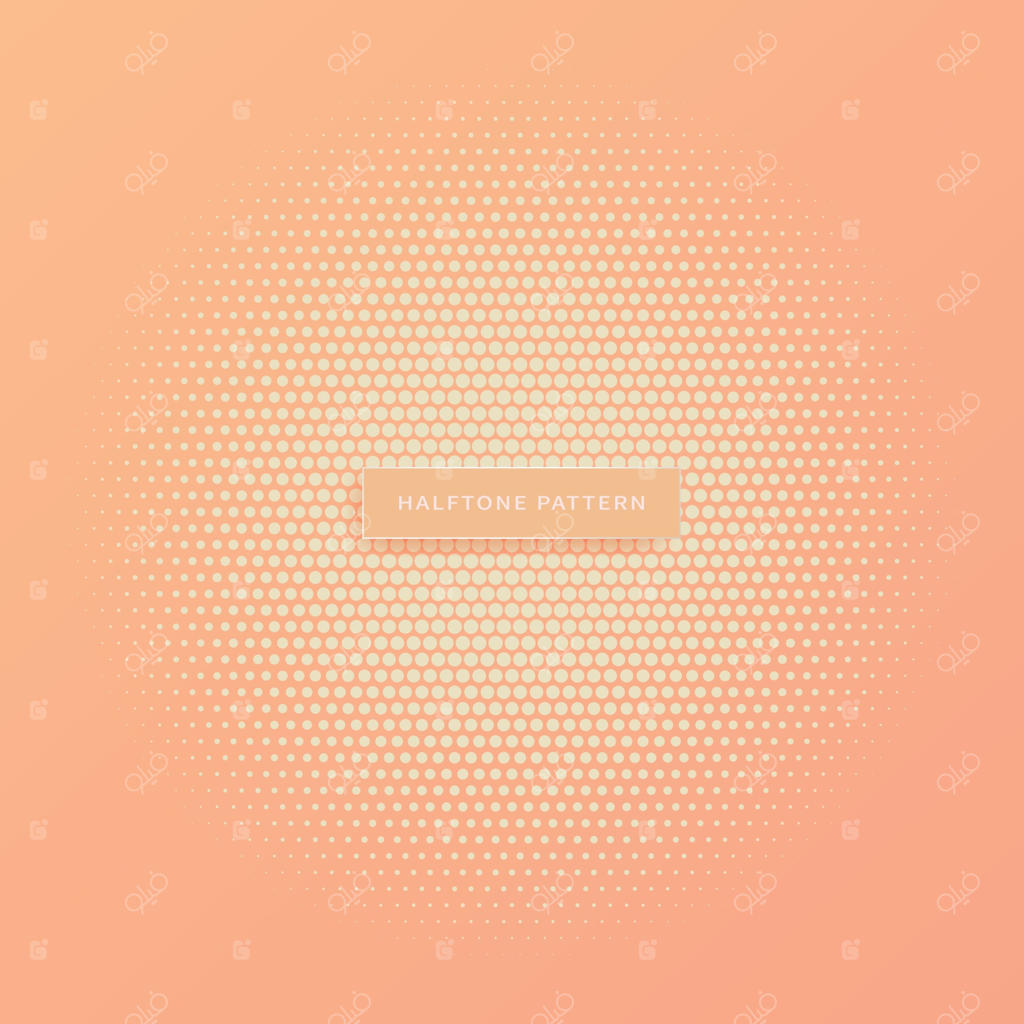 الگوی نیم‌تن، پس‌زمینه‌ای انتزاعی