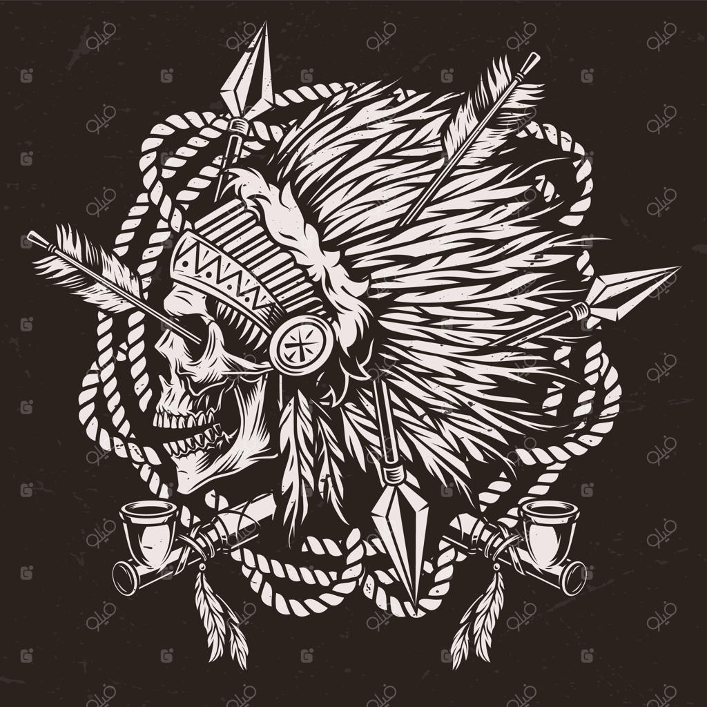 طرح اصیل وسترن وحشی به سبک تک‌رنگ