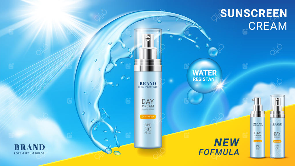 نام‌گذاری برای کرم ضدآفتاب اسپری یا افشانه‌ای