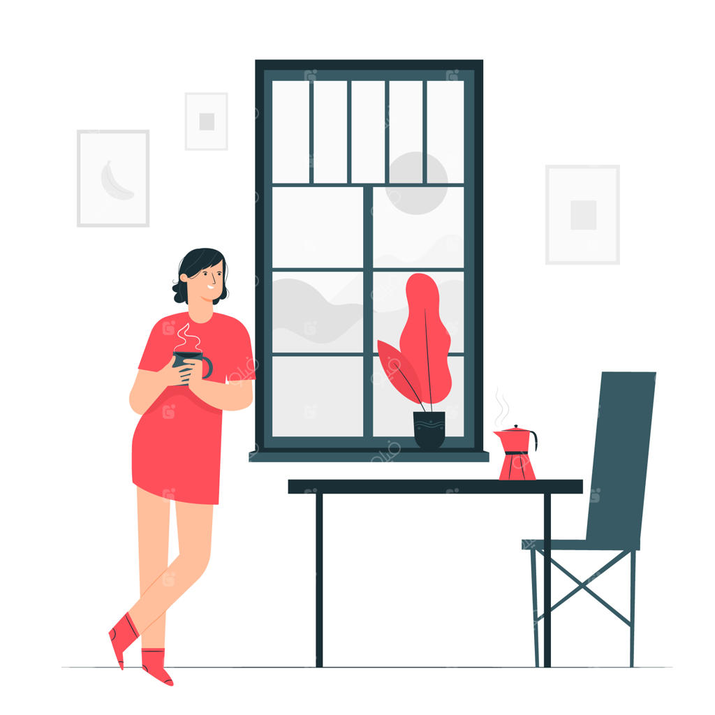 تصویر مفهومی لوازم ضروری صبحگاهی