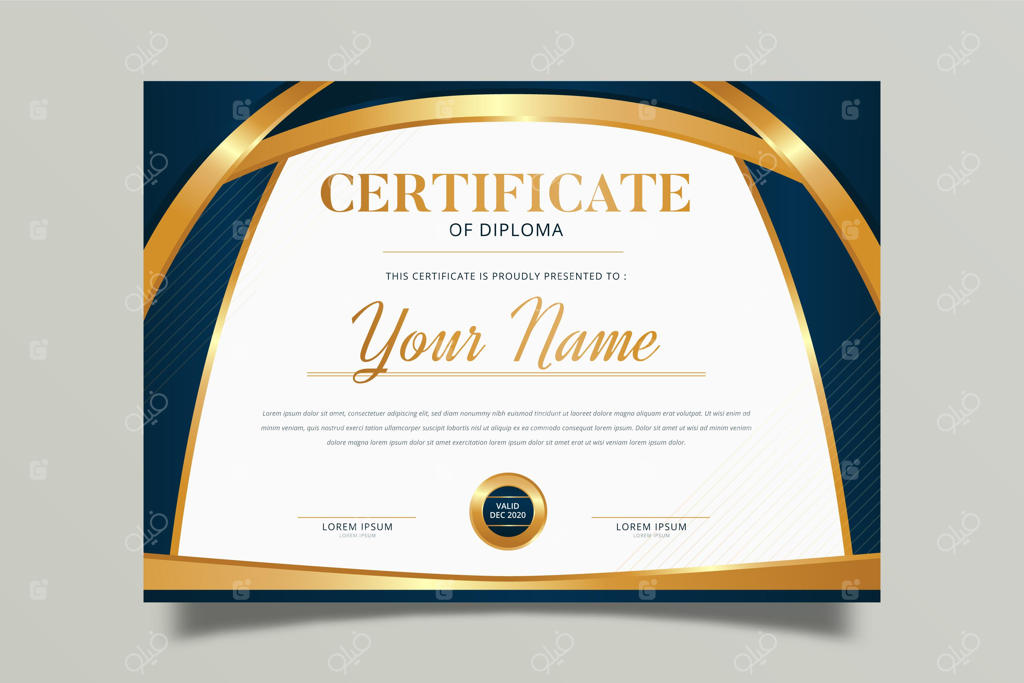 طرح قالب دیپلم