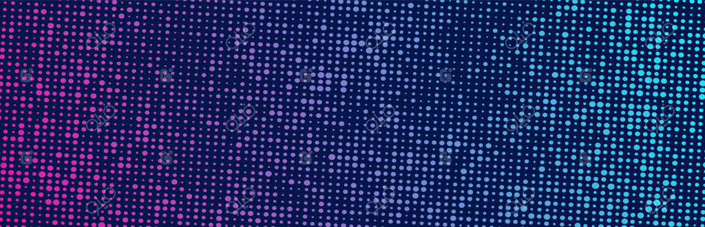 پس‌زمینه رترو با تکنیک نیم‌سایه. گرادیان صورتی و آبی برای پوستر مهمانی. EPS 10.