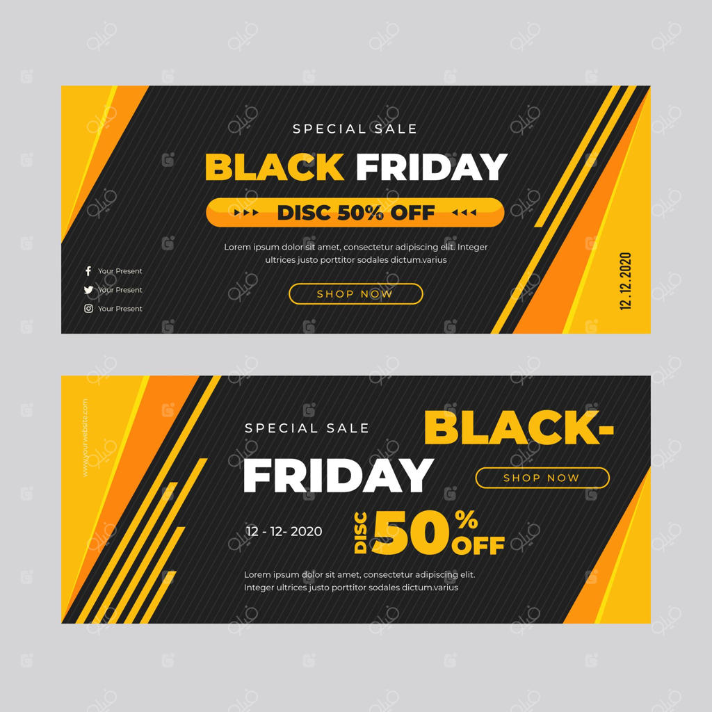 قالب بنر بلک فرایدی