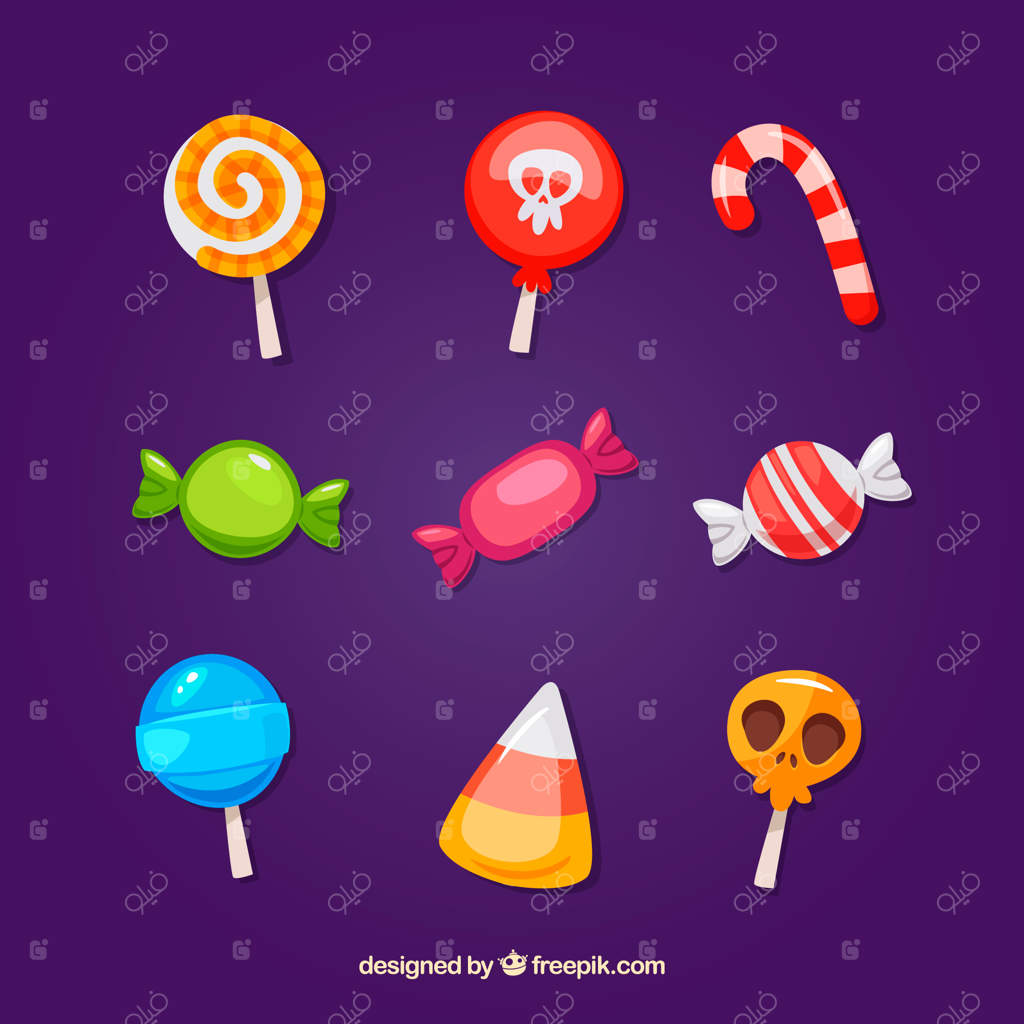 بسته‌ای جذاب از آب‌نبات‌های هالووین