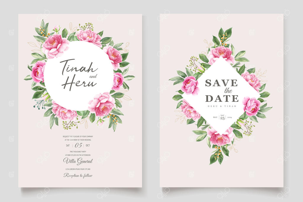 مجموعه کارت دعوت گل صد تومانی