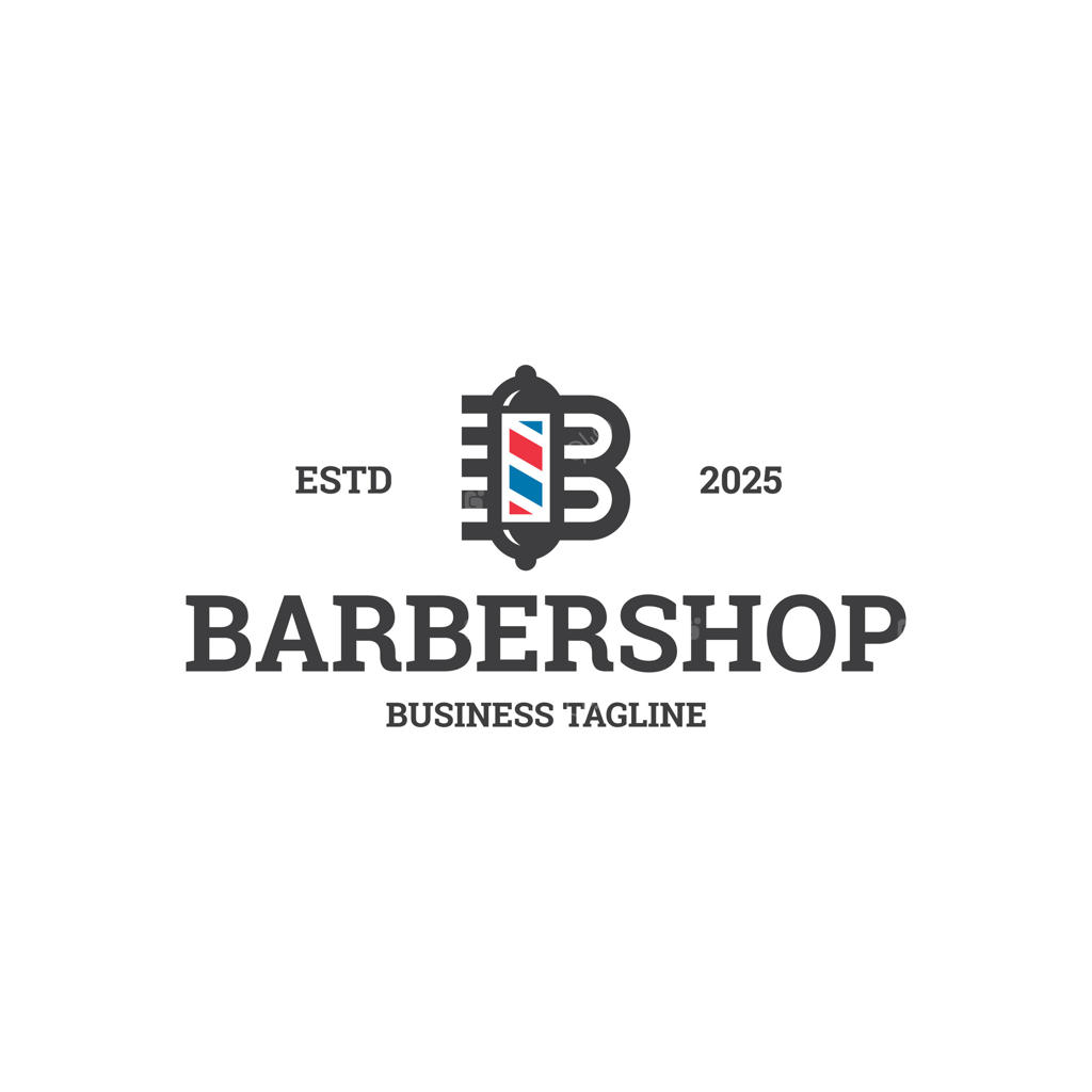 طراحی لوگو حرف B برای آرایشگاه