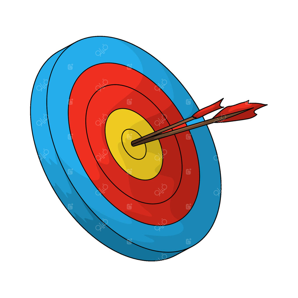 پیکان در تخته گیر کرده است