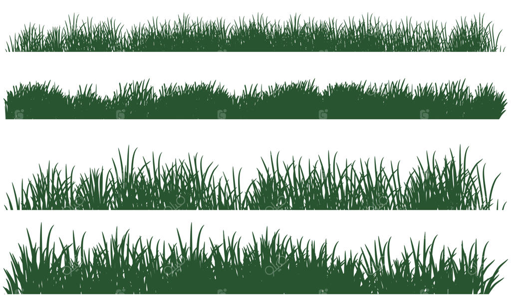 مجموعه‌های چمن سبز مسطح و افقی