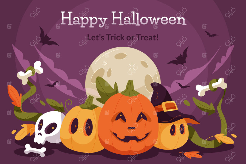 زمینه‌ی صاف برای فصل هالووین