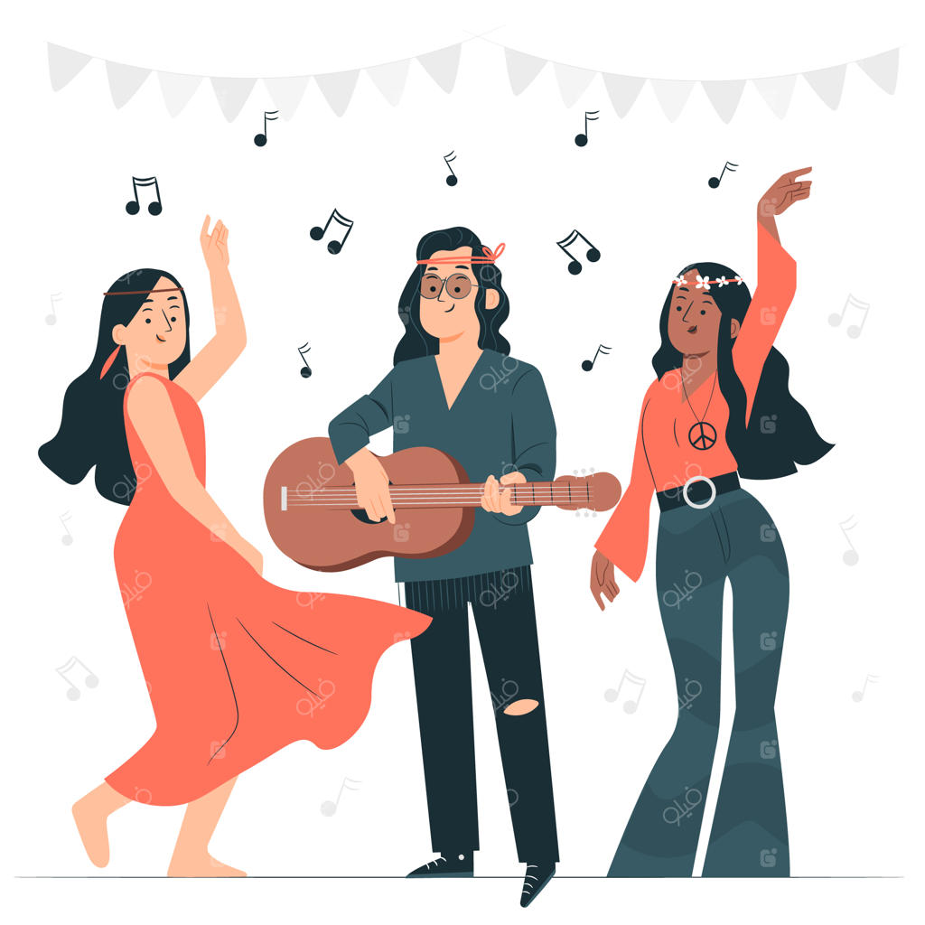 طرح ایده مهمانی هیپی