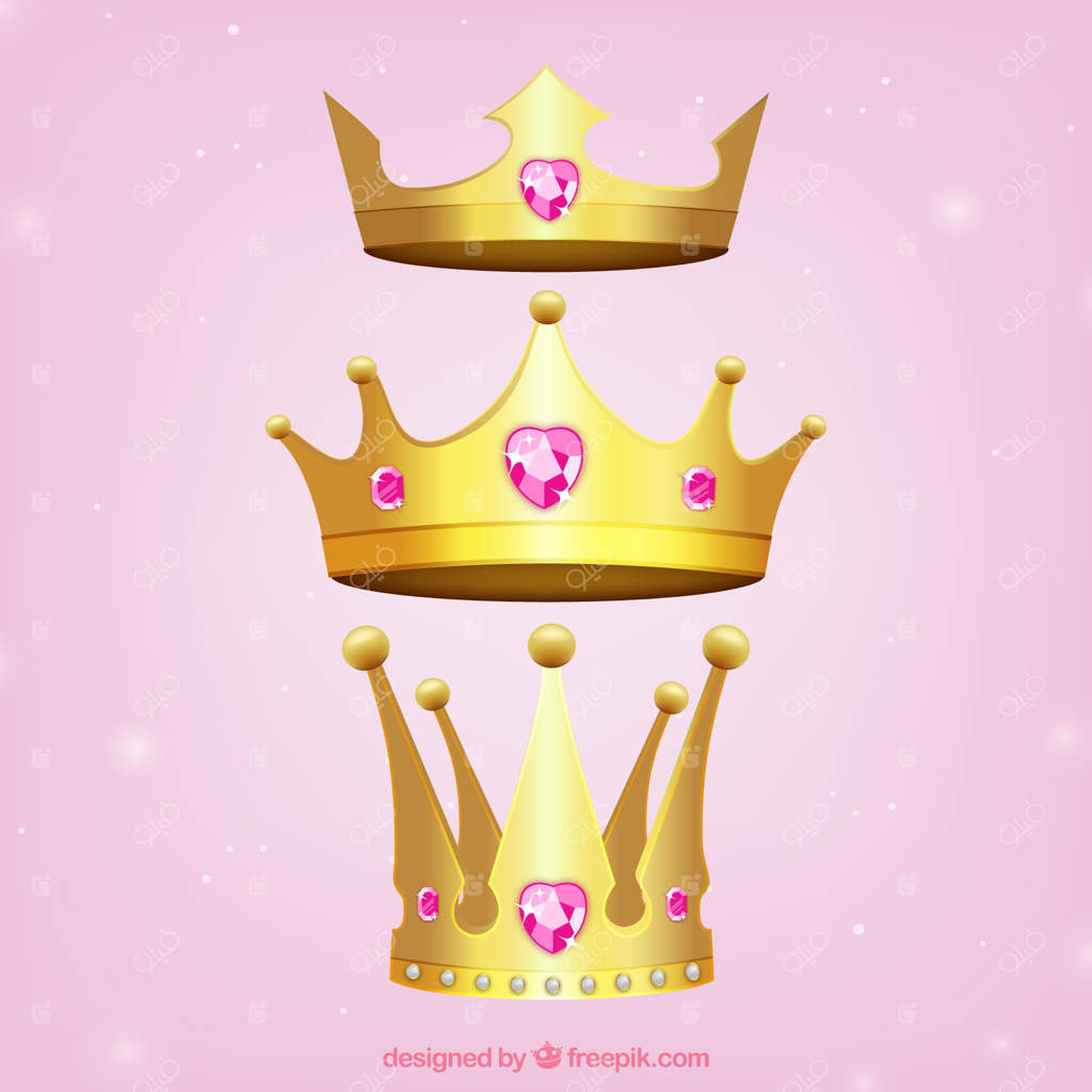 سه تاج طلایی با جواهرات قیمتی