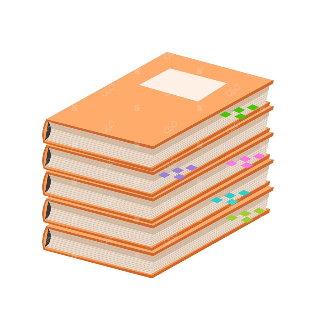 توده‌ای از کتاب‌ها: منابعی برای آموزش، مطالعه، ادبیات و علوم.