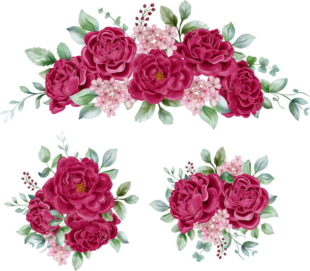 دسته گل آبرنگی شقایق‌های مرجانی: طراحی پس‌زمینه گیاهی لوکس برای چاپ، دعوتنامه و کارت‌پستال