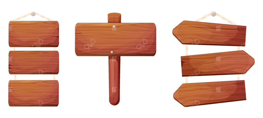 تابلوی چوبی آویزان با طرح قاب - علامت بازی بافت چوبی، تابلو مزرعه یا جنگل. طراحی رابط کاربری منو. فلش خالی بافت‌دار فضای باز