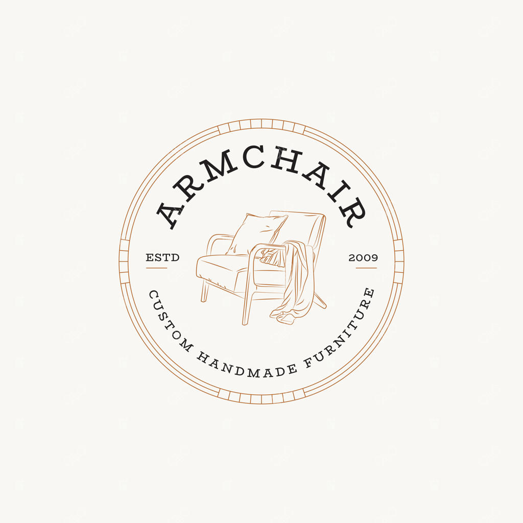 الگوی طراحی لوگوی وکتور با هنر خطی بوهمی دست‌ساز