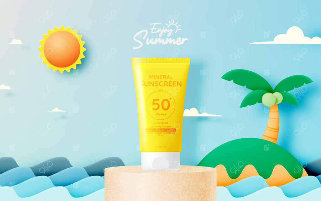 طراحی محصولات آرایشی محافظت‌کننده: کرم ضد آفتاب و محصولات برنزه‌کننده برای صورت و بدن