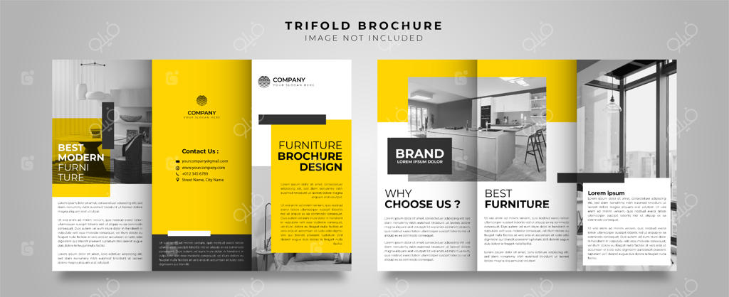 بروشور سه‌لت مبلمان مدرن