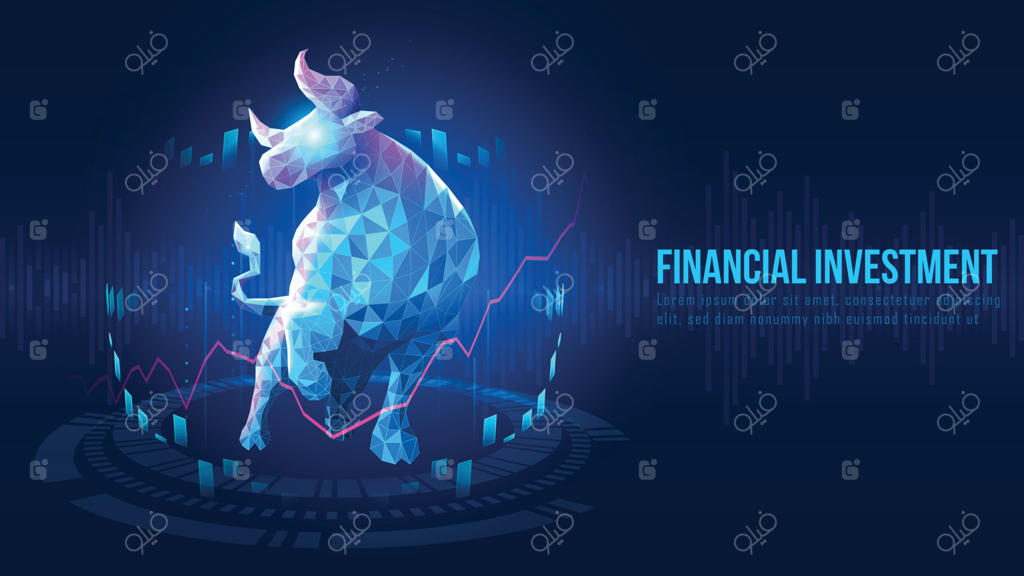 هنر مفهومی از گاو نر در طرحی آینده‌نگر