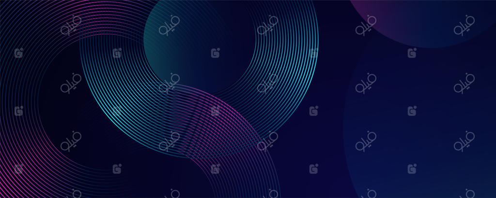 طرح هنری انتزاعی فناوری مدرن و دیجیتال برای قالب‌های تبلیغاتی