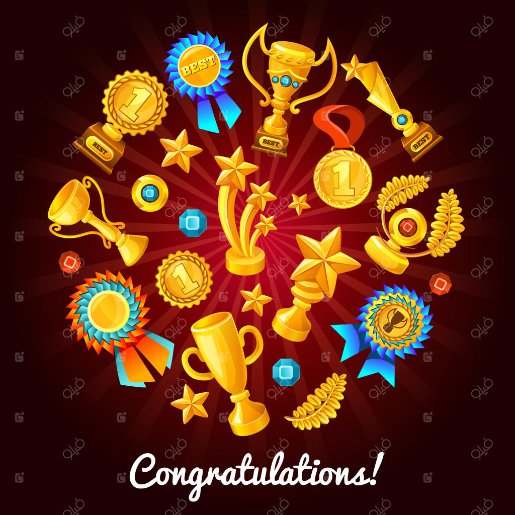 ترکیب جام‌های طلایی کارتونی