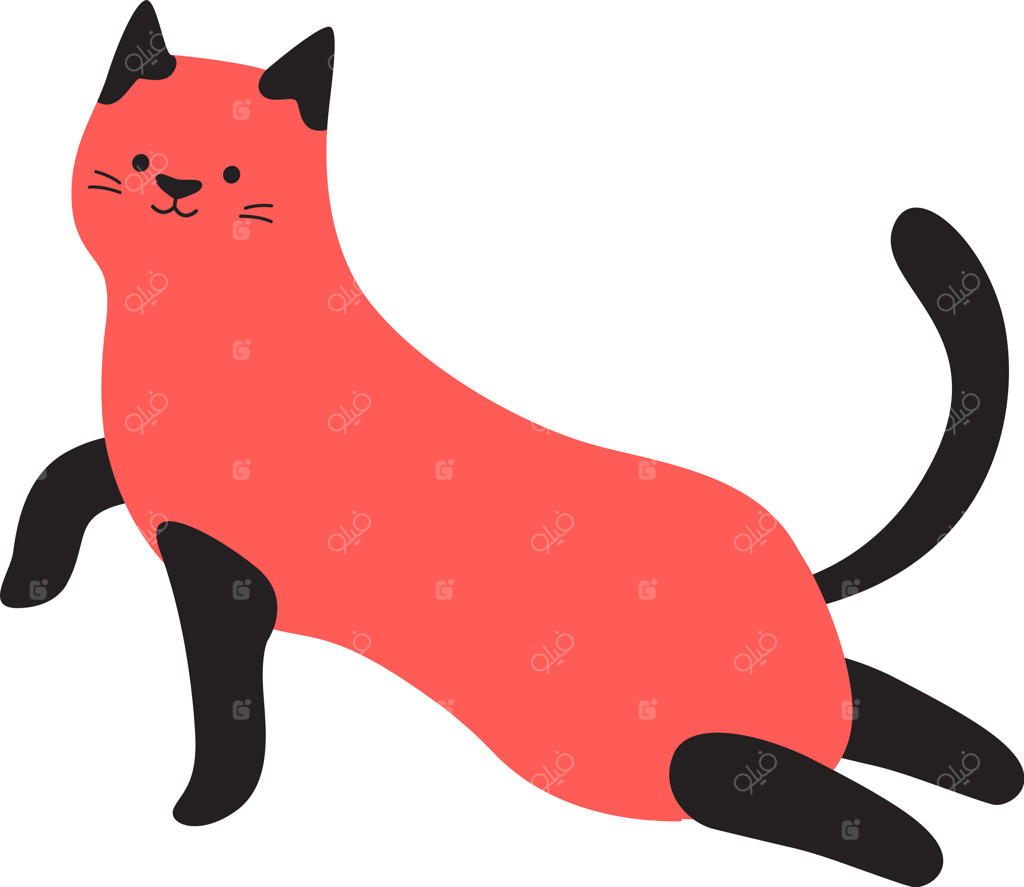 طرح و نقاشی دستی گربه