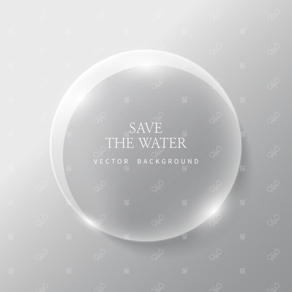 قطرات شفاف آب، شیء قطره آب.