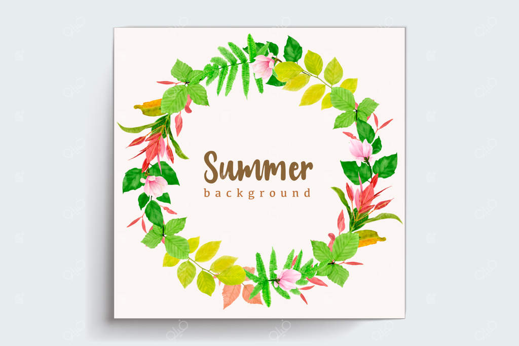 طرح پس‌زمینه و گل‌آرایی با تاج گل