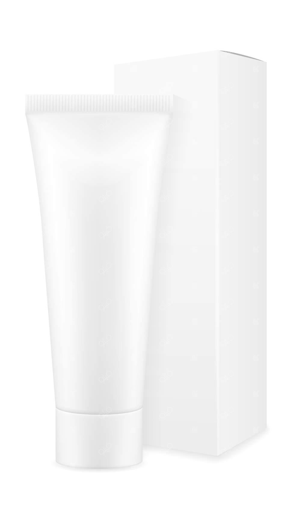 پترن خالی جعبه و تیوپ خمیردندان