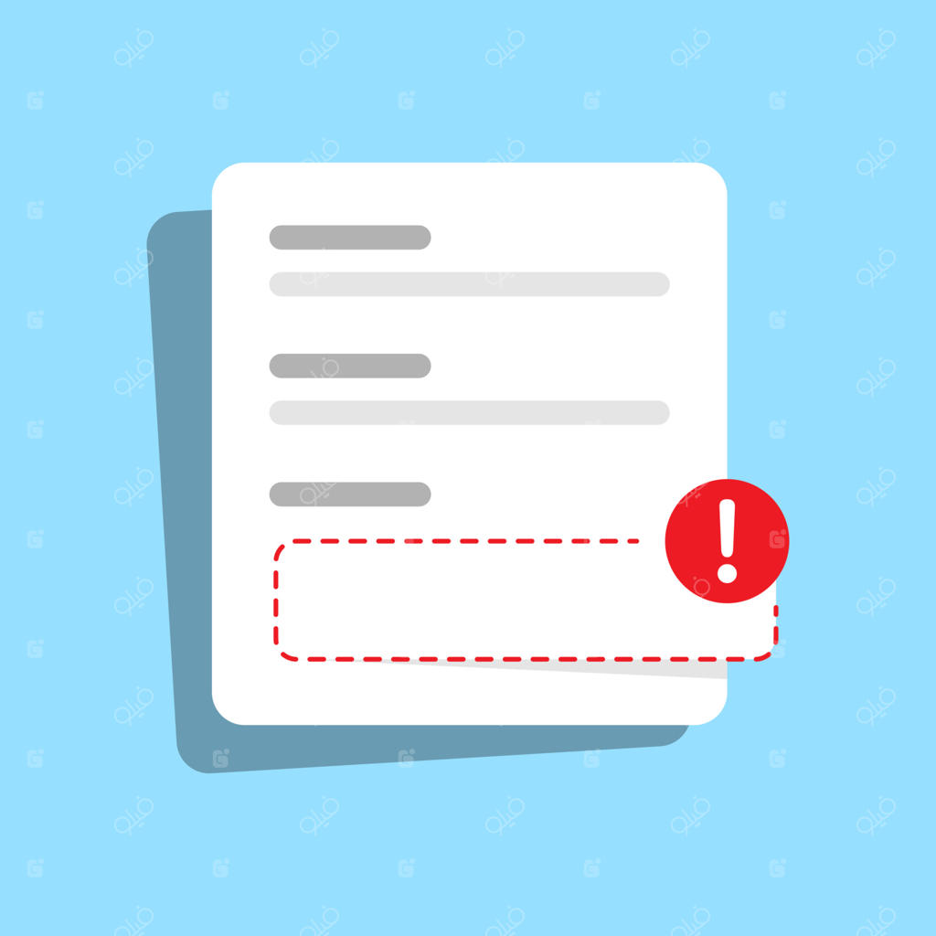 تصویرسازی مفهومی داده‌های ناقص با طراحی تخت وکتور؛ المان گرافیکی مدرن برای صفحه فرود، وضعیت خالی رابط کاربری، اینفوگرافیک و آیکون