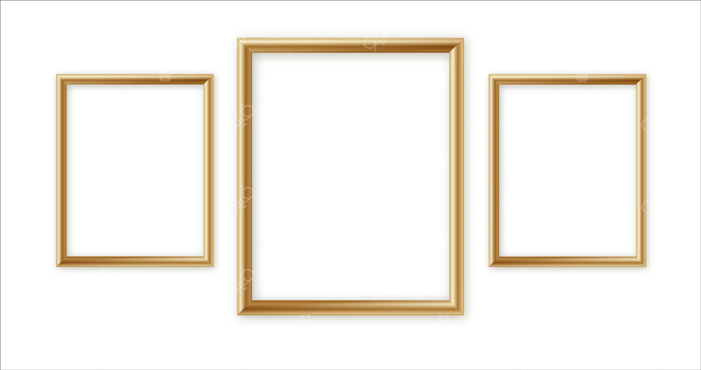 مجموعه قاب عکس چوبی: طراحی قاب سه‌بعدی برای تصویر یا متن