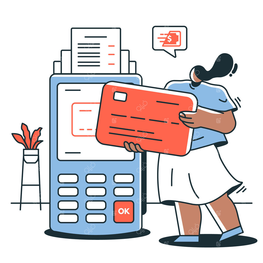 تصویرسازی مفهومی کارت اعتباری