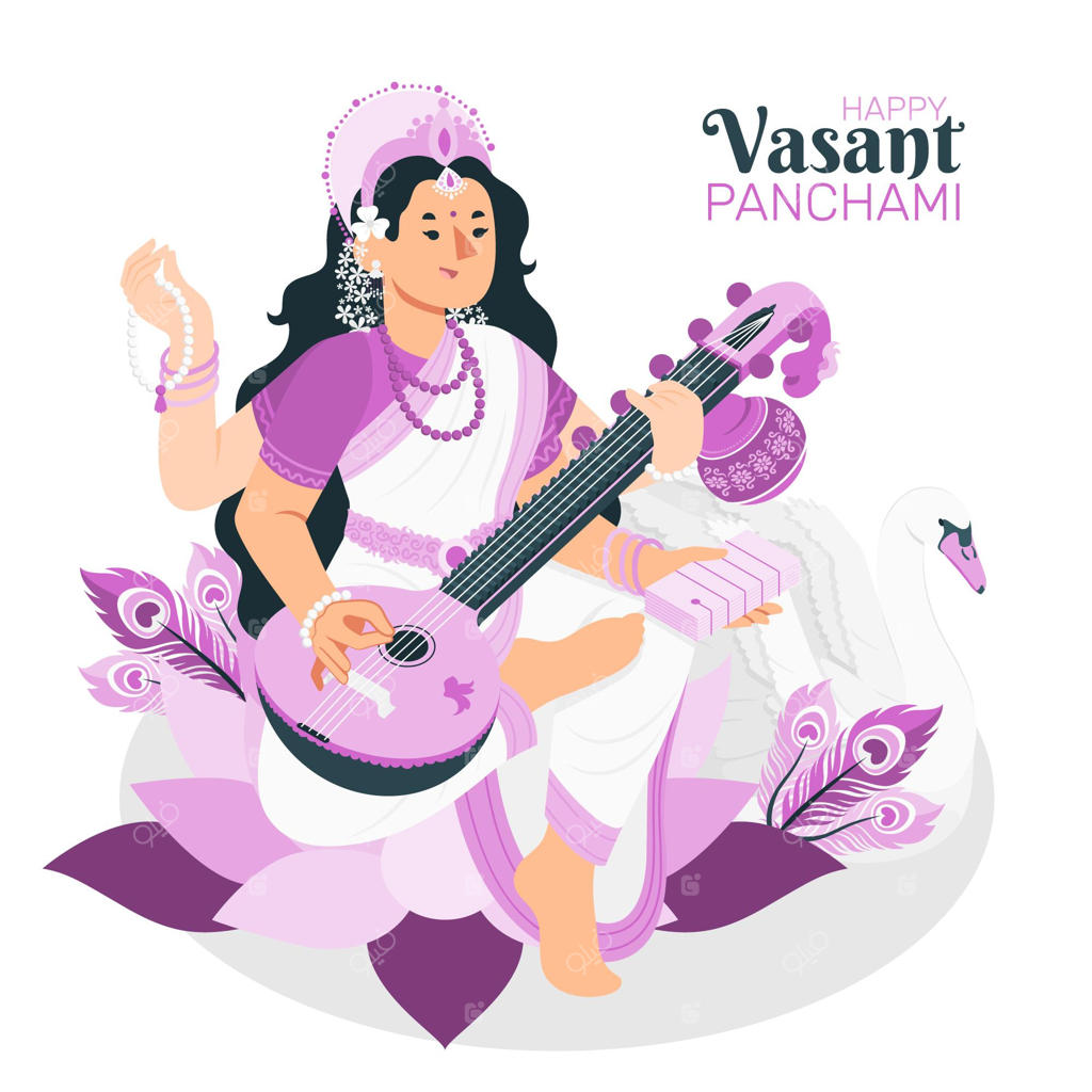 ایده‌ی تصویرسازی جشن واسانت پانچمی