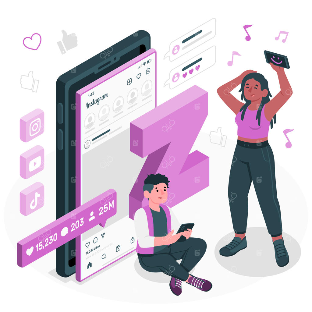 تصویرسازی مفهومی نسل زد