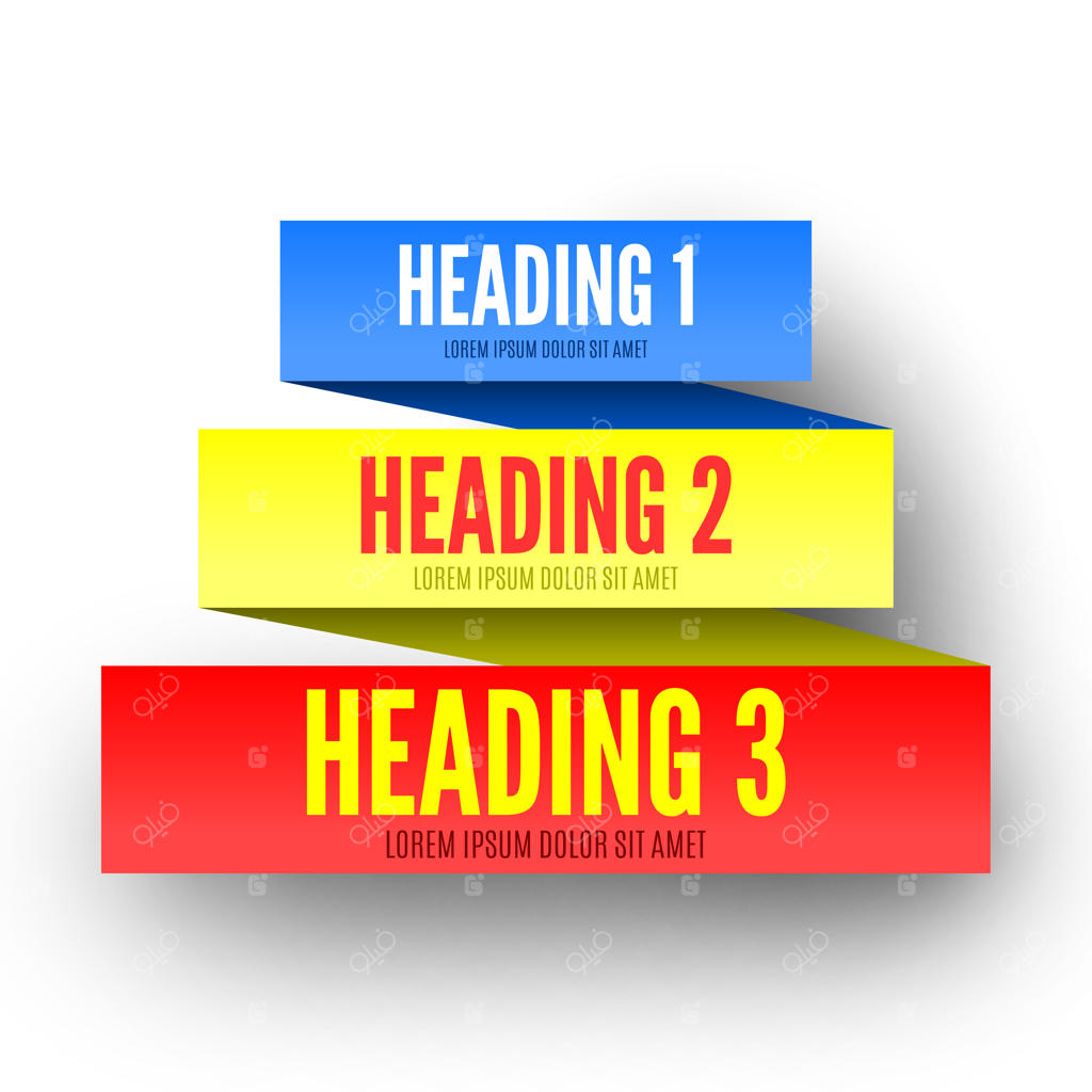 عناصر اینفوگرافیک‌ها.