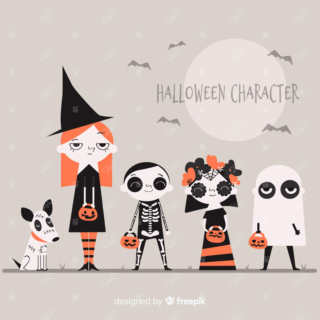 مجموعه‌ای از شخصیت‌های هالووین