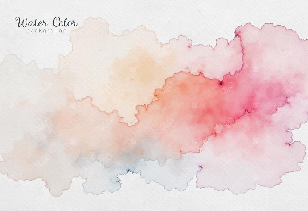 قالب پس‌زمینه آبرنگی با بافت پاستلی