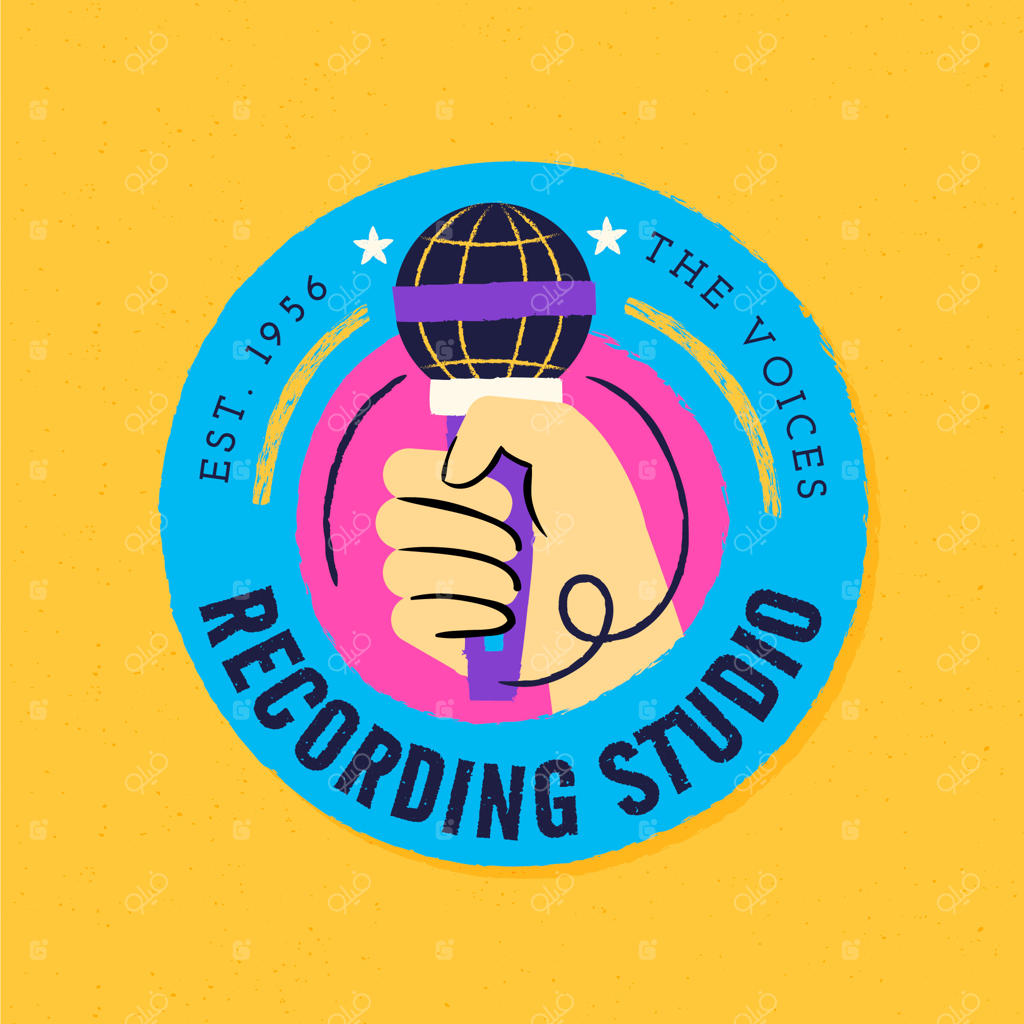 لوگوی دست‌ساز برای لیبل موسیقی