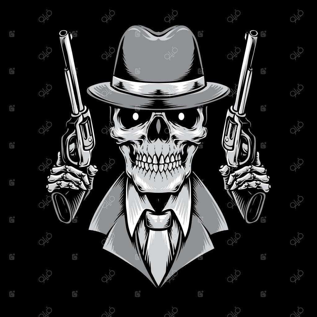 جمجمه مافیا با تفنگ