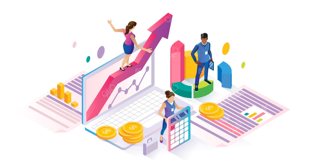 مفهوم کسب و کار مالی در فضای سایبری به صورت ایزومتریک