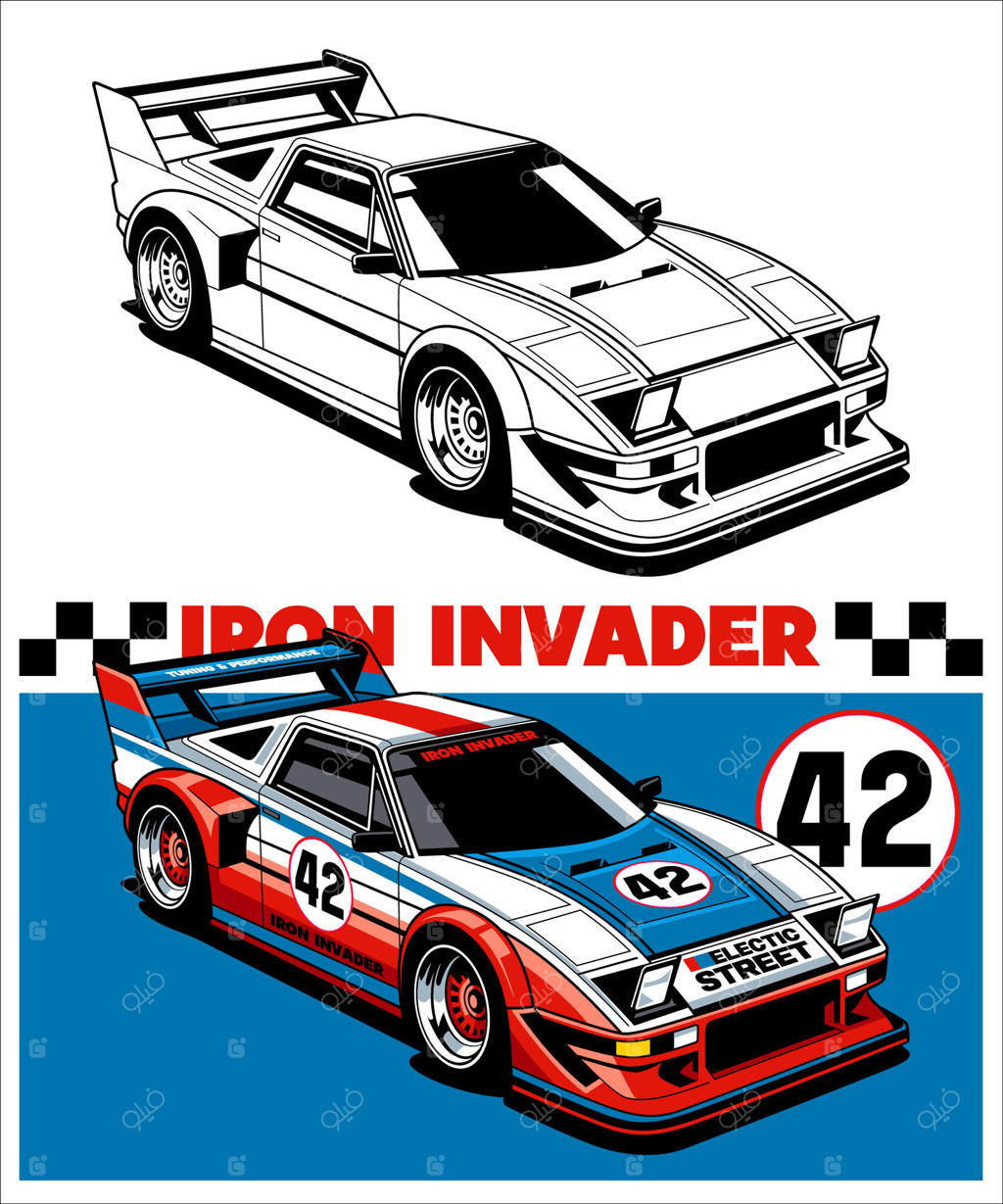 طراحی خودروی مسابقه‌ای مهاجم آهنین