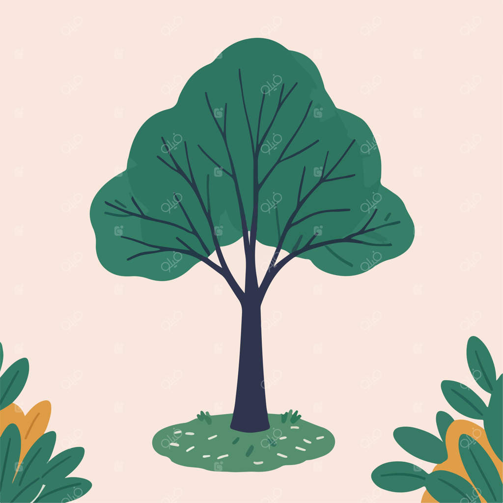 تصویرسازی هنری درخت مناسب برای طراحی