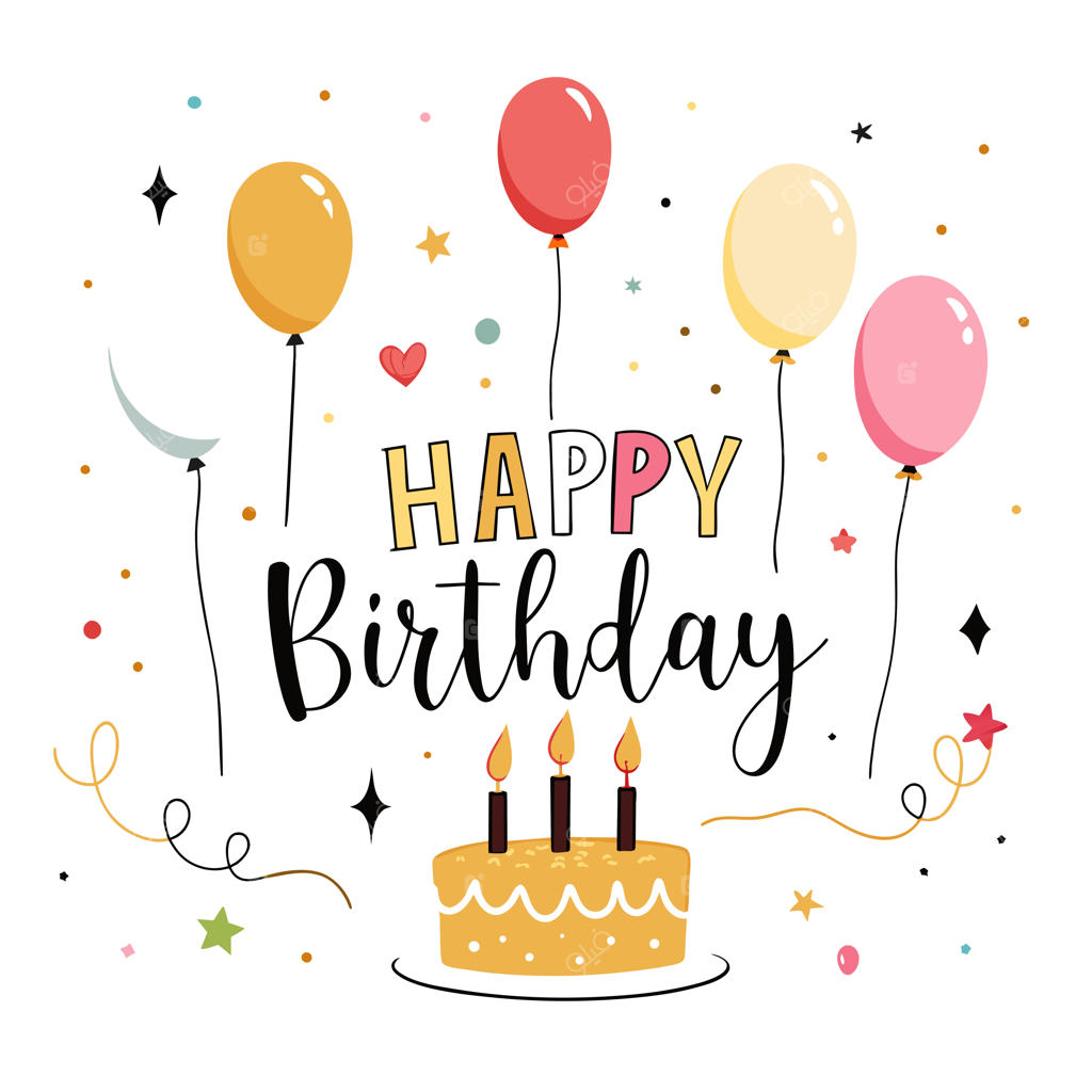 طرح وکتور کارت تبریک تولد