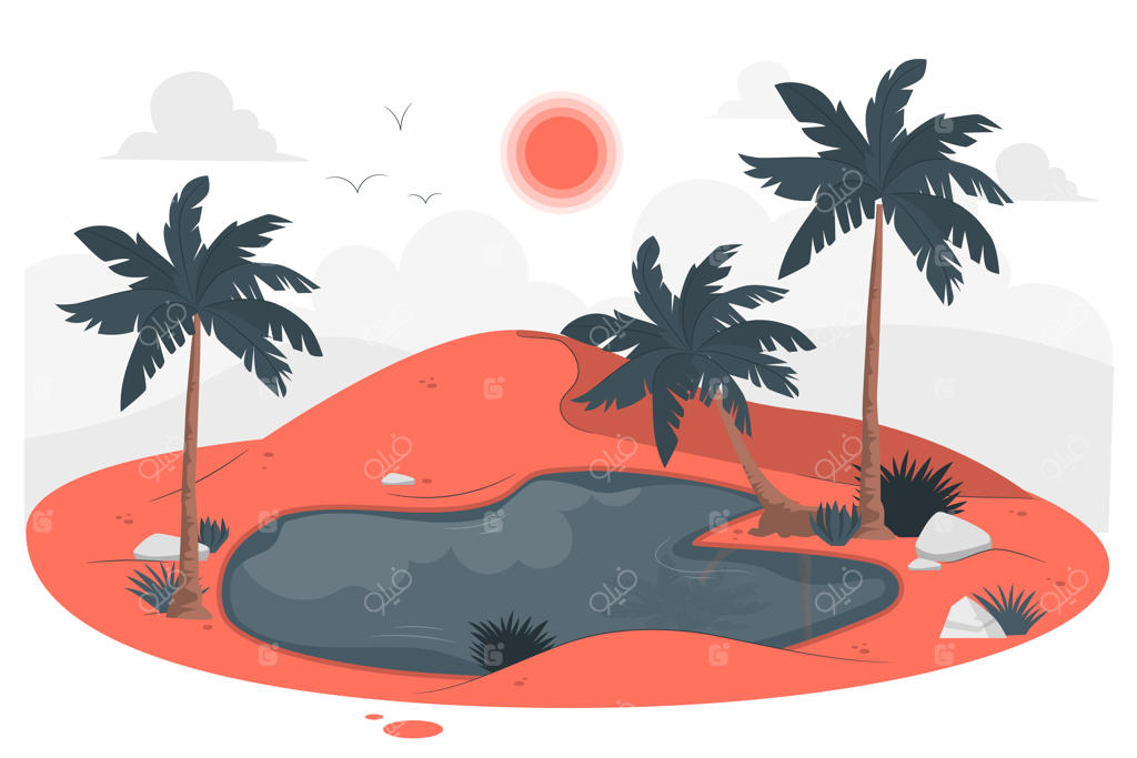 تصویرسازی مفهومی واحه