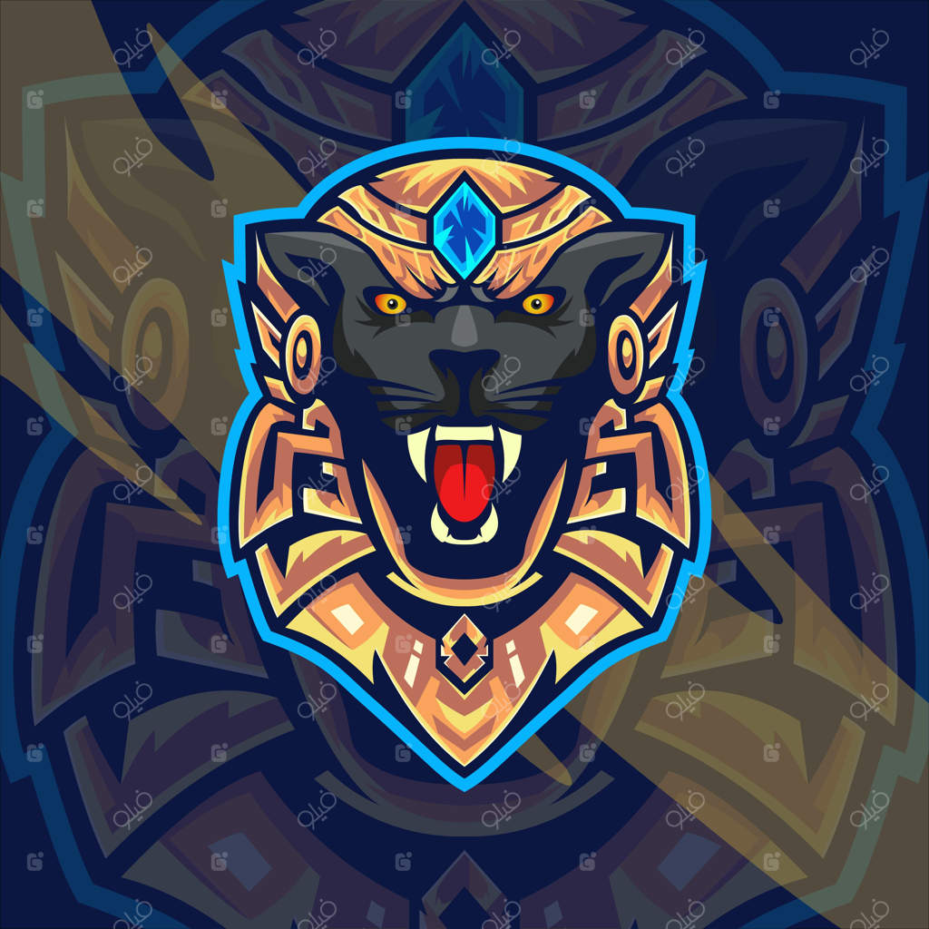 لوگوی نماد پلنگ برای ورزش‌های الکترونیکی