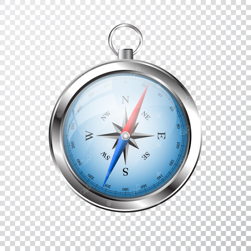 قطب‌نمای براق با رز باد