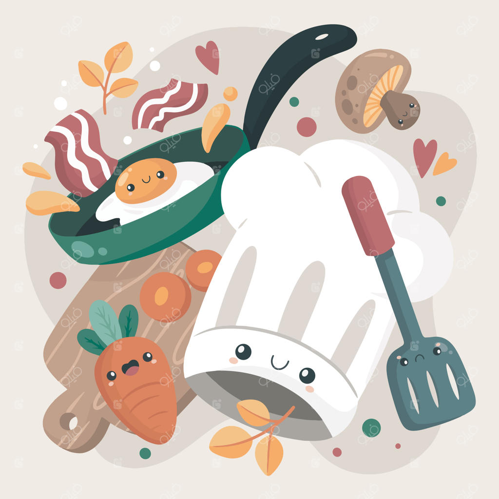 تصویرسازی با پالت رنگ‌های ملایم