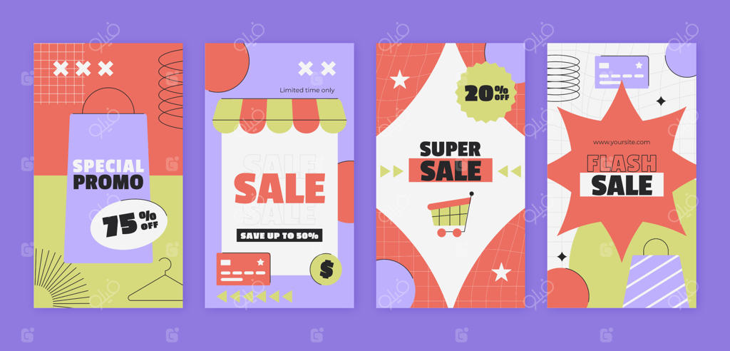 مجموعه استوری‌های اینستاگرام برای فروش ویژه