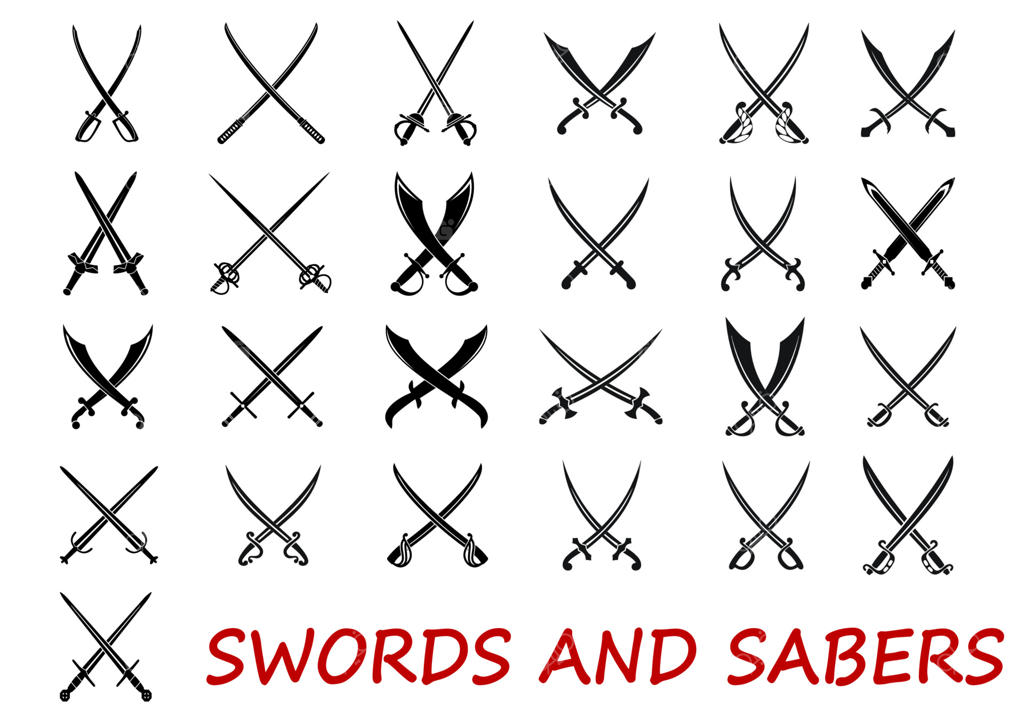 شمشیرها و شمشیرزنی‌ها در هم تنیده