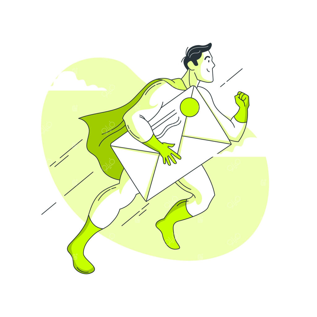 تصویر مفهومی پاکت نامه